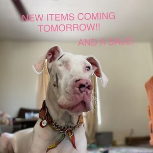New items and a sale tomorrow